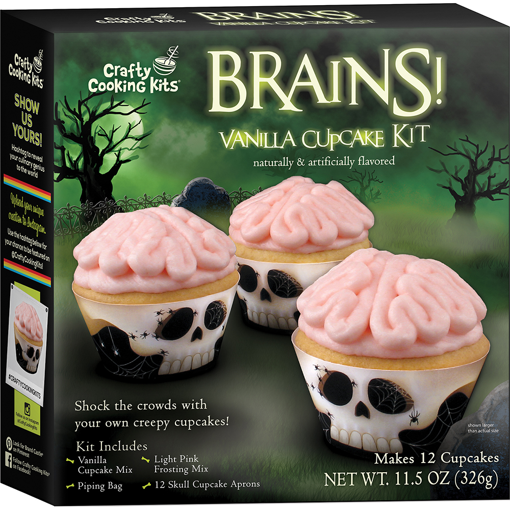 Brains! Cupcake Kit  Crafty Cooking Kits
