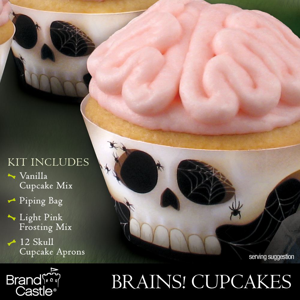 Brains! Cupcake Kit  Crafty Cooking Kits