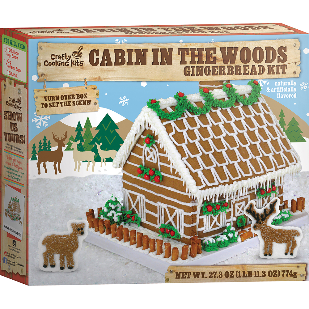 Includes Paints & Brushes ,Painting Arts and Crafts Wooden Set for Kids Age 4-12,Mini Luminous Cabin House Christmas Tree Craft Wooden House Kits for Christmas,Make a Christmas Cabin House Kit