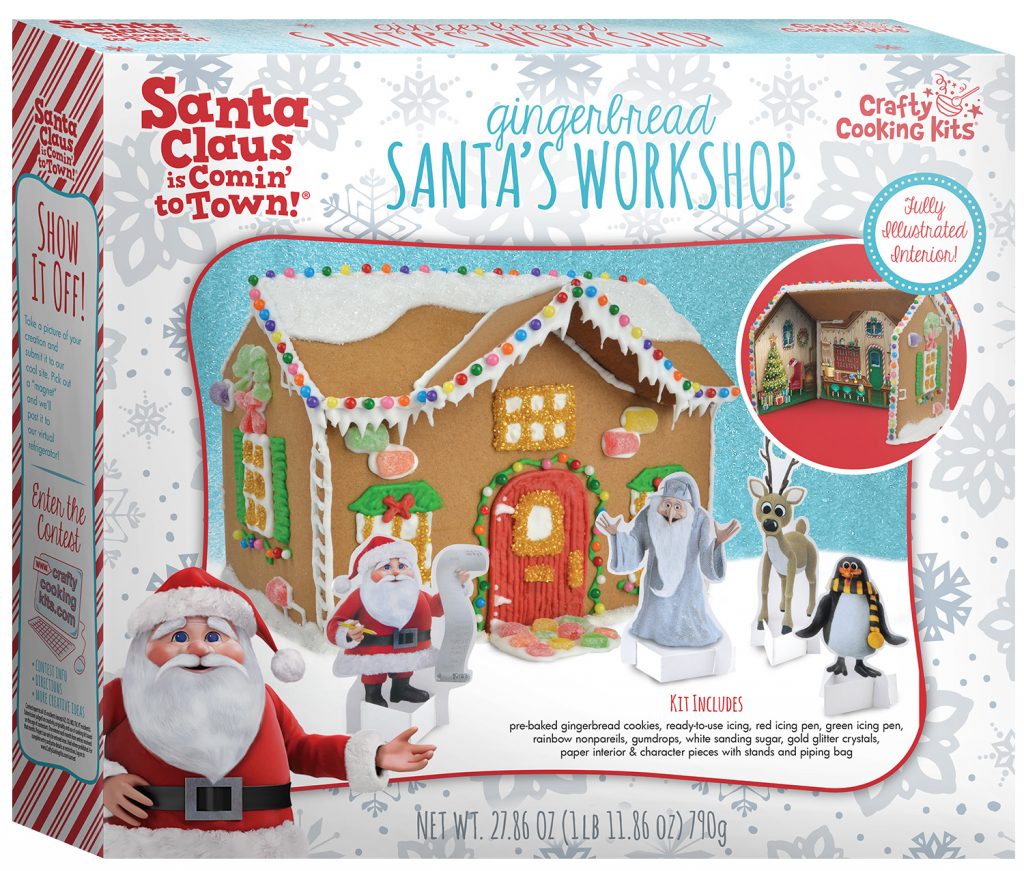 Santa Claus is Comin’ to Town Santa’s Workshop Gingerbread Cookie Kit ...